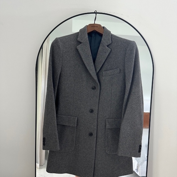 Rice Mens Wool TopCoat in Grey - Size IT 50/US Medium - Made in Italy - Picture 3 of 12